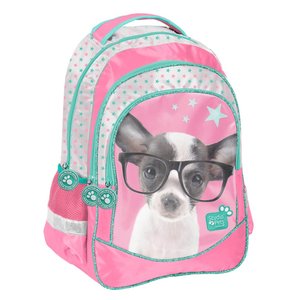 Školní batoh Čivava s brýlemi-4